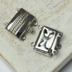 8.5x13 mm Neumann Elegant clasp Platinum colored  x 1 pc(s)
