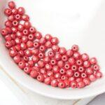 3 mm Fire-polished round beads 29362AL Powdery Maroon x 100 pc(s)