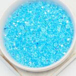 3 mm Preciosa bicone beads Aqua Bohemica AB x 50 pc(s)