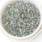 3 mm Preciosa bicone beads Black Diamond AB x 50 pc(s)