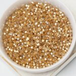 3 mm Preciosa bicone beads Crystal Golden Flare Full x 50 pc(s)