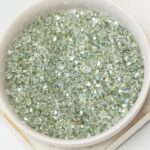 3 mm Preciosa bicone beads Crystal Viridian x 50 pc(s)