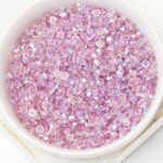 3 mm Preciosa bicone beads Light Amethyst AB x 50 pc(s)