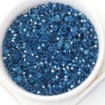 3 mm Preciosa bicone beads Montana x 50 pc(s)