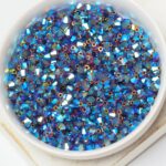 4 mm Preciosa bicone beads Burgundy AB 2X x 50 pc(s)