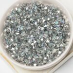 4 mm Preciosa bicone beads Crystal Vitrail Light x 50 pc(s)