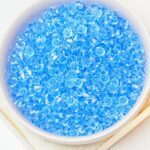 4 mm Preciosa bicone beads Light Sapphire x 50 pc(s)