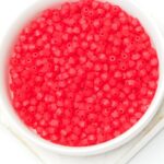 4 mm Preciosa bicone beads Light Siam Matt x 50 pc(s)