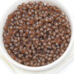 4 mm Preciosa bicone beads Smoked Topaz Matt x 50 pc(s)