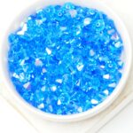 6 mm Preciosa bicone beads Sapphire AB x 25 pc(s)