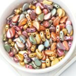 5x8 mm PaisleyDuo 00030-01640 Violet Rainbow x 10 g