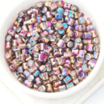 4x6 mm Diabolo Crystal Etched Sliperit Full x 50 pc(s)