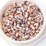 4x6 mm Diabolo Etched Jet Full Capri Gold x 50 pc(s)