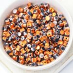 4x6 mm Diabolo Etched Jet Full Sunset x 50 pc(s)