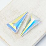 14x28 mm Spike glass pendant Crystal AB x 1 pc(s)
