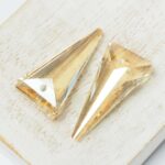 14x28 mm Spike glass pendant Golden Shadow x 1 pc(s)