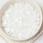 7x8 mm Rose Petals Alabaster Pastel White Luster x 50 pc(s)