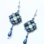 ROSETTA earrings beading tutorial by Zuzi Hake