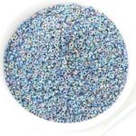 Miyuki spacer beads 401FR Matted Multi Iris x 10 g
