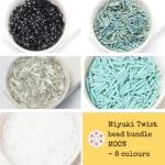 Miyuki Twist bead bundle MOON x 8 colours