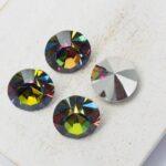 12 mm Preciosa chaton Crystal Vitrail Medium x 4 pc(s)