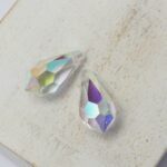 9x18 mm Preciosa crystal pendant drop Crystal AB x 2 pc(s)
