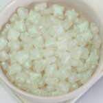 9x9 mm Lily Flower bead Crystal White x 20 pc(s)