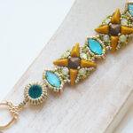 GEORGINA bracelet beading tutorial