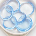 25 mm Round Glass Cabochon 30010 Light Sapphire x 2 pc(s)