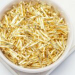 Miyuki twist beads 3 Gold Silver Lined x 15 g