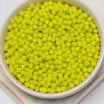 3 mm Melon bead Matte Chartreuse x 100 pc(s)