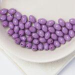 4x6 mm Rice pearls 48227 Hollyhock Purple x 50 pc(s)