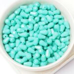 5x7 mm Fire-polished parachute beads 63130 Jade x 25 pc(s)