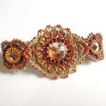 Josephine bracelet kit Golden Fire by Ruxandra Puscas