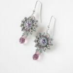 Josephine earrings kit Vitrail Light by Ruxandra Puscas