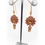 Josephine earrings kit Vitrail Medium by Ruxandra Puscas