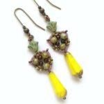 VISION earrings beading tutorial