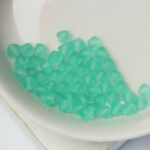 4 mm Preciosa bicone beads Caribbean Sea Matt x 50 pc(s)