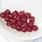 6 mm Preciosa bicone beads Siam Matt x 25 pc(s)