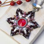 SCARLET pendant beading tutorial