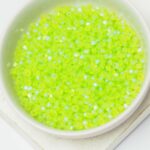3 mm Preciosa bicone beads Limecicle AB Matt x 50 pc(s)