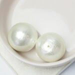 20 mm Miyuki cotton pearl White x 2 pc(s)