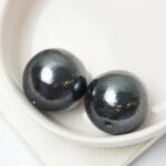 20 mm Miyuki cotton pearl Black x 2 pc(s)