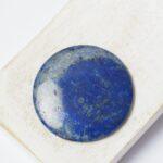 37 mm gemstone cabochon dyed jasper Blue x 1 pc(s)