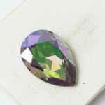 20x30 mm Pear glass cabochon Ghost Light x 1 pc(s)