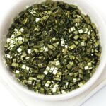 Miyuki Half Tila 306 Olive Green Gold Luster x 5 g