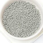 11/0 Miyuki seed beads 2317 Matted Opaque Grey x 5 g