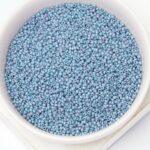 15/0 Miyuki seed beads 2030 Matted Metallust Steel Blue Luster x 5 g