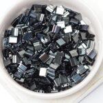 Miyuki Tila 55096 Black Vacuum Hematite Full x 5 g