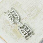 10x34 mm Magic Tree fold over clasp Silver-colored x 1 pc(s)